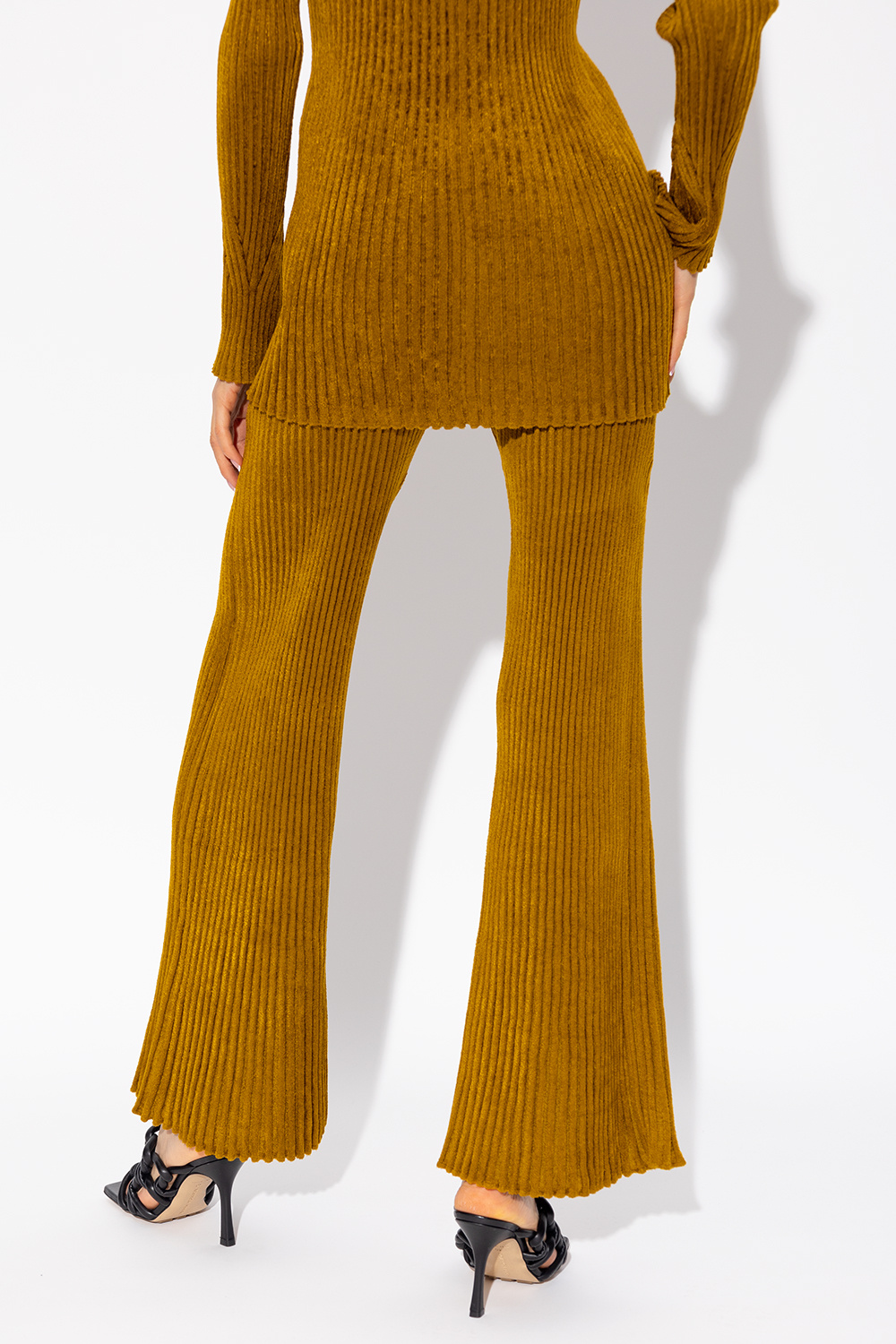 Green Ribbed trousers Proenza Schouler - Vitkac Canada